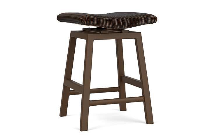 Lloyd Flanders™ Loom Swivel Counter Stool - Mink