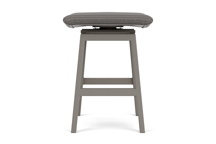 Lloyd Flanders™ Loom Swivel Counter Stool - Pewter