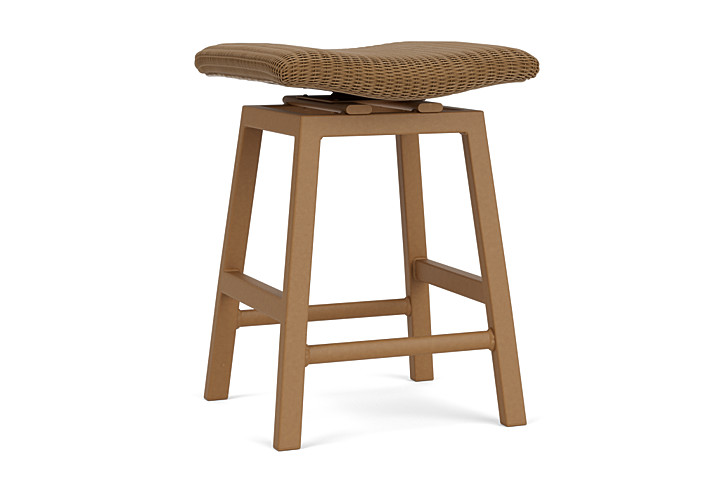 Lloyd Flanders™ Loom Swivel Counter Stool - Hickory