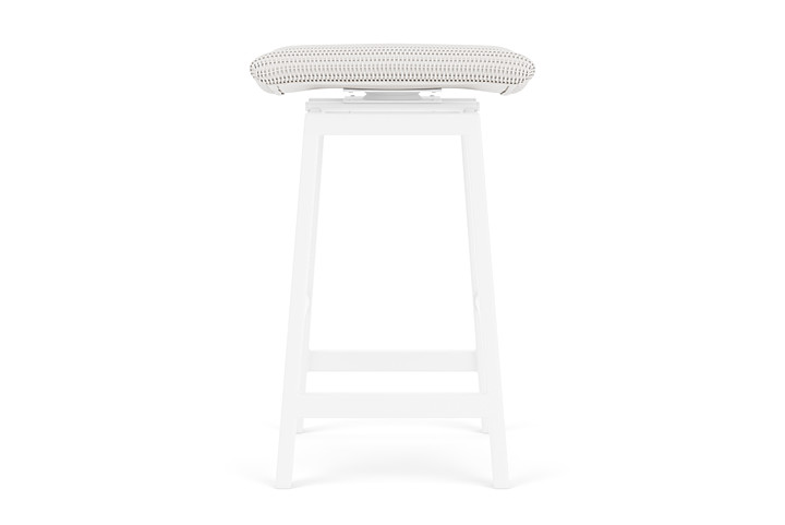 Lloyd Flanders™ Loom Swivel Bar Stool - White