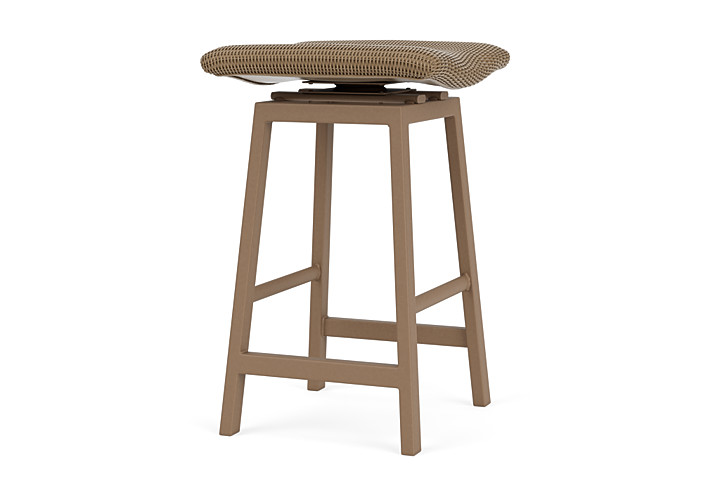 Lloyd Flanders™ Loom Swivel Bar Stool - Fawn