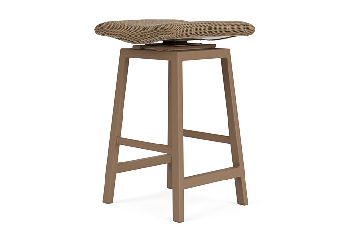 Lloyd Flanders™ Loom Swivel Bar Stool - Fawn