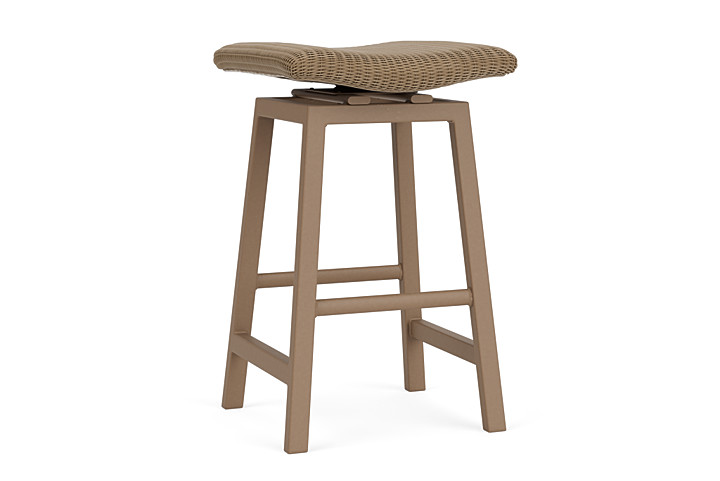 Lloyd Flanders™ Loom Swivel Bar Stool - Fawn