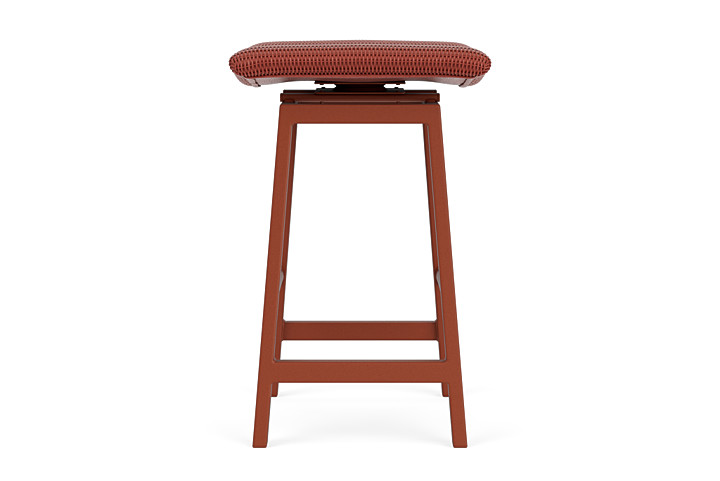 Lloyd Flanders™ Loom Swivel Bar Stool - Terracotta