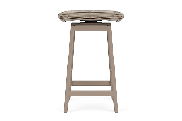 Lloyd Flanders™ Loom Swivel Bar Stool - French Beige