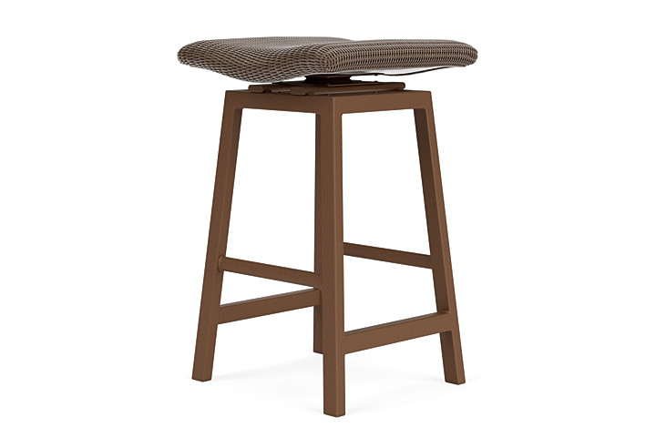 Lloyd Flanders™ Loom Swivel Bar Stool - Bark