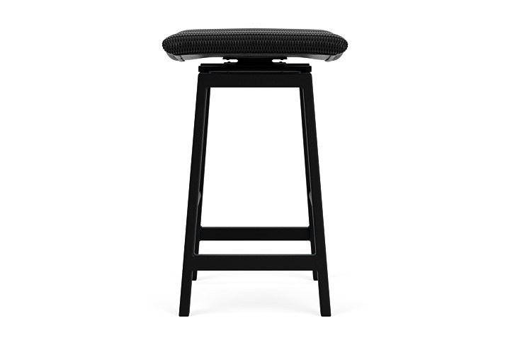 Lloyd Flanders™ Loom Swivel Bar Stool - Ebony