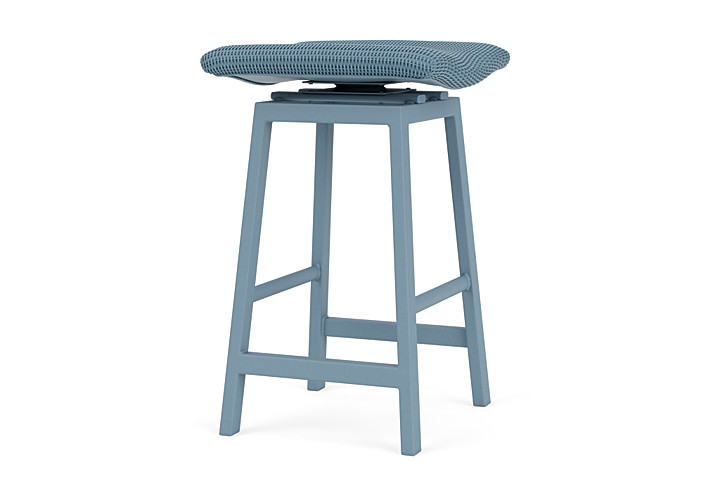 Lloyd Flanders™ Loom Swivel Bar Stool - Stillwater