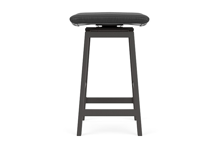 Lloyd Flanders™ Loom Swivel Bar Stool - Charcoal