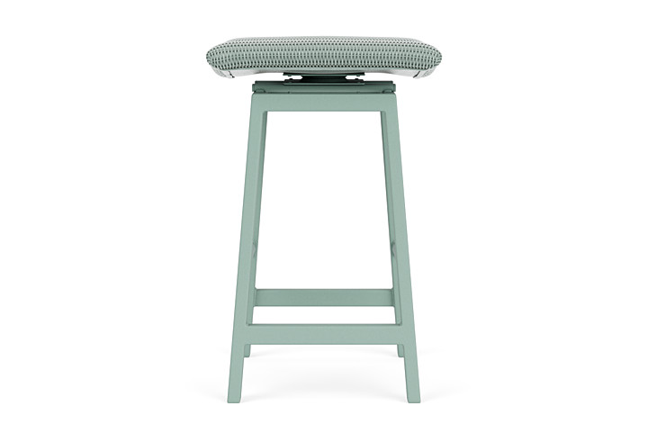 Lloyd Flanders™ Loom Swivel Bar Stool - Sea Glass