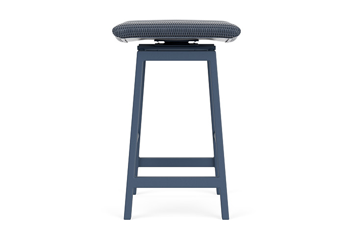 Lloyd Flanders™ Loom Swivel Bar Stool - Denim Blue