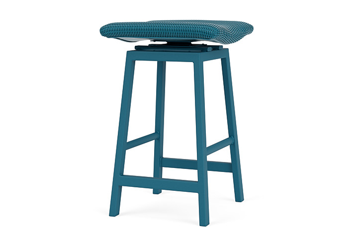 Lloyd Flanders™ Loom Swivel Bar Stool - Peacock