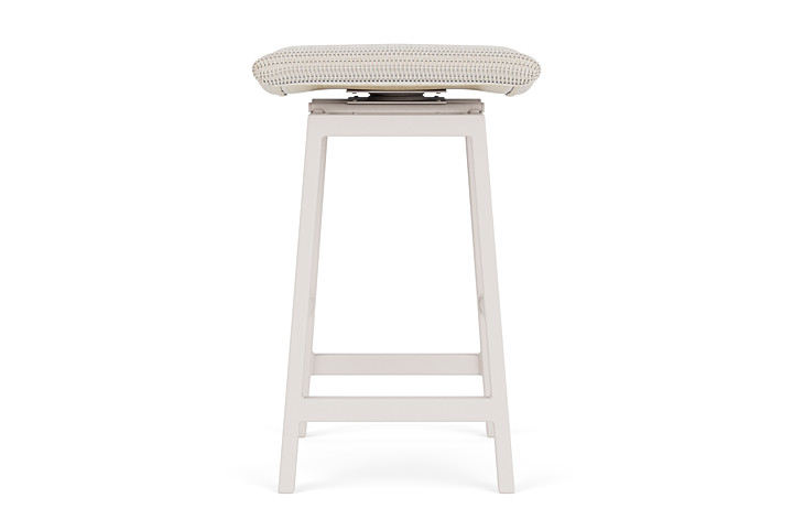 Lloyd Flanders™ Loom Swivel Bar Stool - Antique White