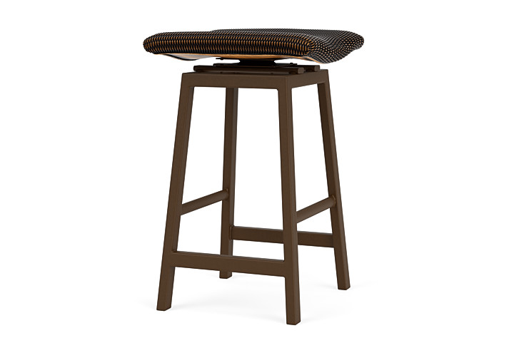 Lloyd Flanders™ Loom Swivel Bar Stool - Mink