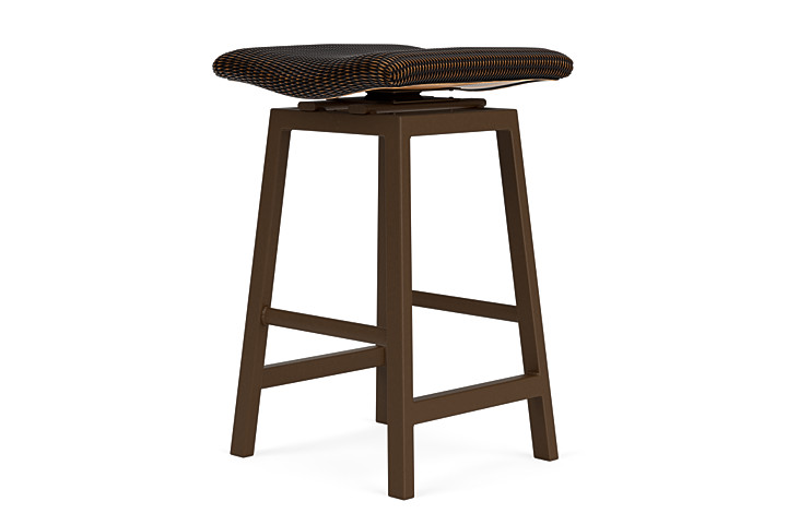 Lloyd Flanders™ Loom Swivel Bar Stool - Mink