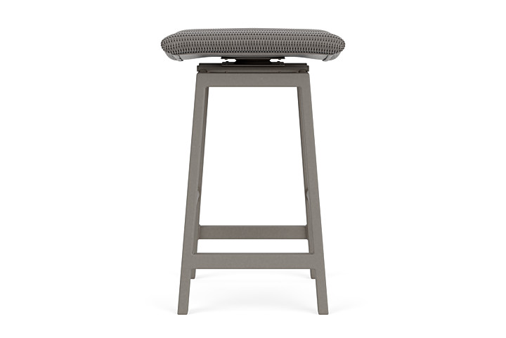 Lloyd Flanders™ Loom Swivel Bar Stool - Pewter