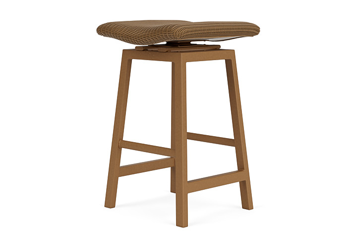 Lloyd Flanders™ Loom Swivel Bar Stool - Hickory