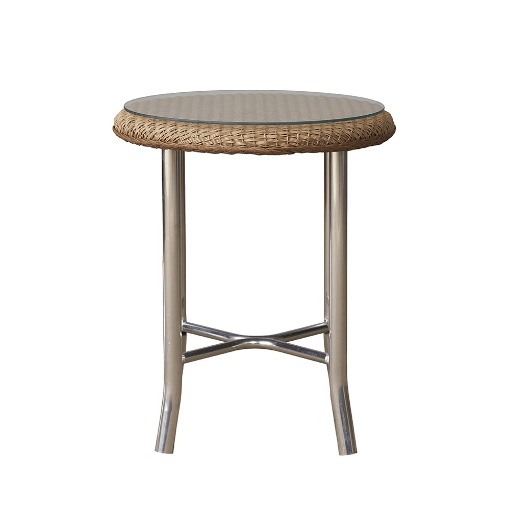 Lloyd Flanders™ Loom 20" Round End Table - White