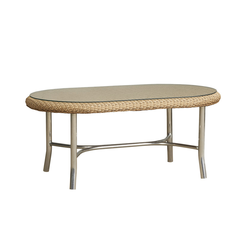 Lloyd Flanders - Loom 43" Oval Cocktail Table