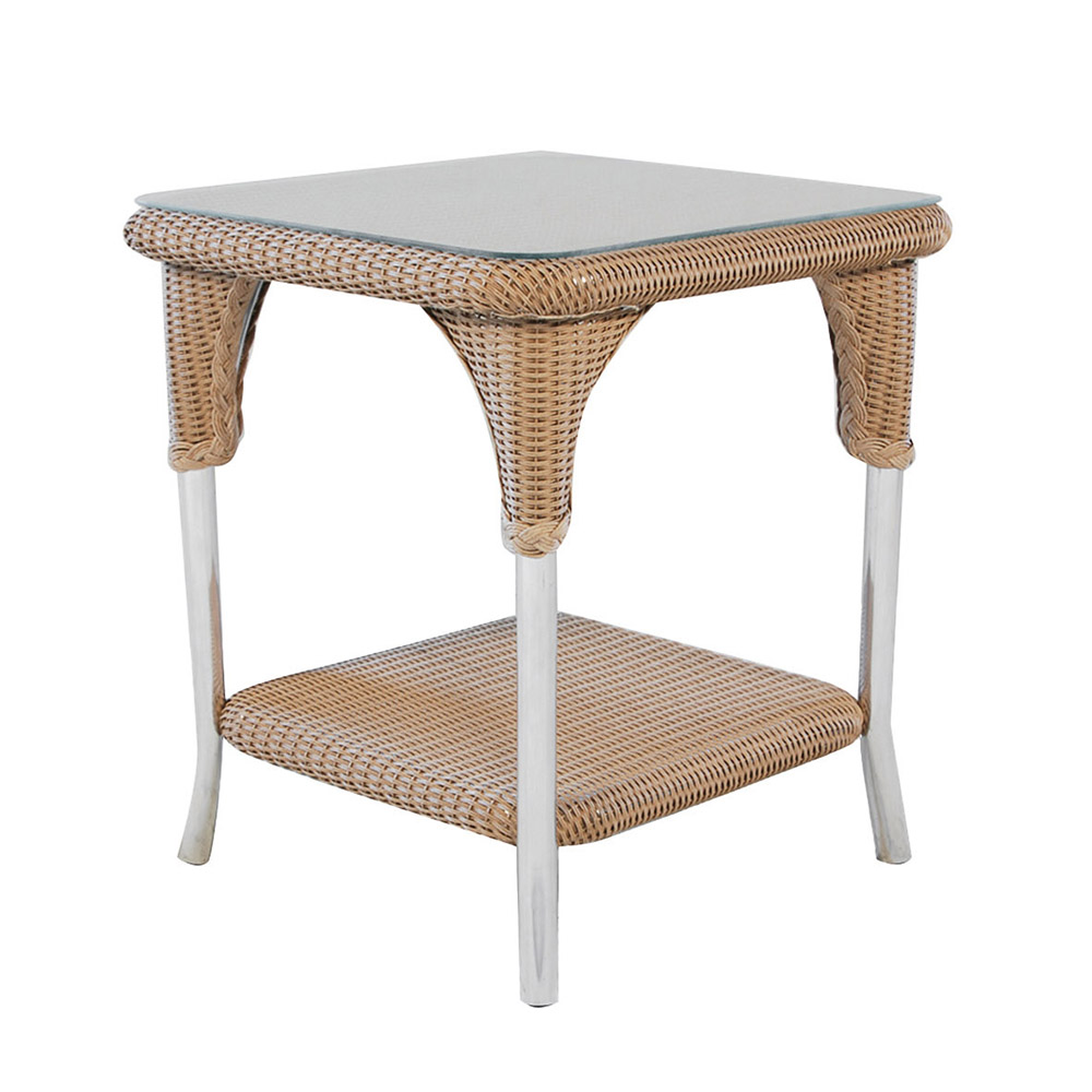 Lloyd Flanders - Loom 22" Square End Table