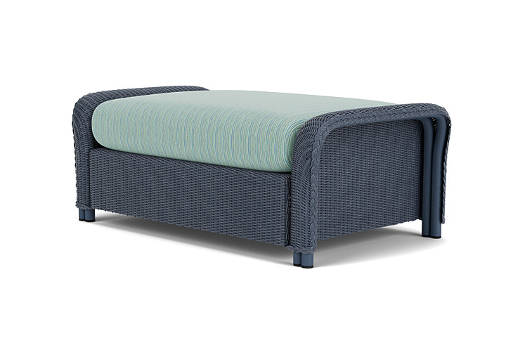 Lloyd Flanders™ Reflections Large Ottoman - Denim Blue