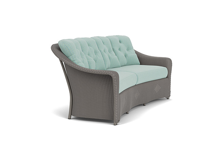 Lloyd Flanders™ Reflections Crescent Sofa - Pewter