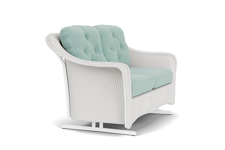 Lloyd Flanders™ Reflections Loveseat Glider - Matte White