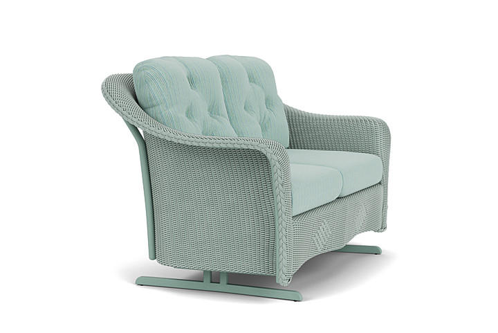 Lloyd Flanders™ Reflections Loveseat Glider - Sea Glass