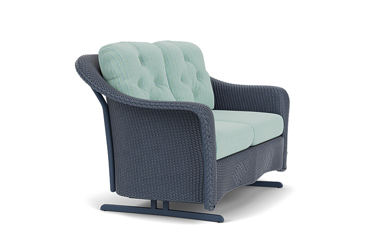 Lloyd Flanders™ Reflections Loveseat Glider - Denim Blue