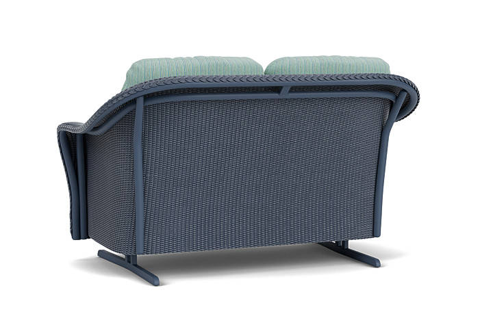 Lloyd Flanders™ Reflections Loveseat Glider - Denim Blue