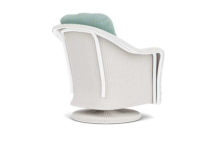 Lloyd Flanders™ Reflections Swivel Rocker Lounge Chair - White