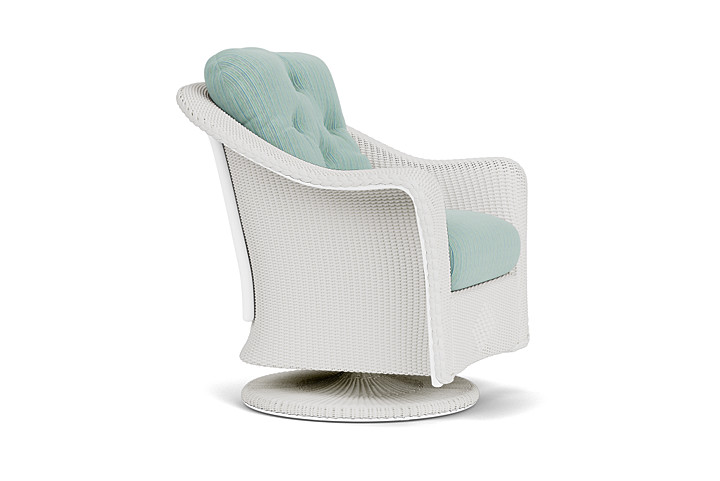 Lloyd Flanders™ Reflections Swivel Rocker Lounge Chair - Matte White