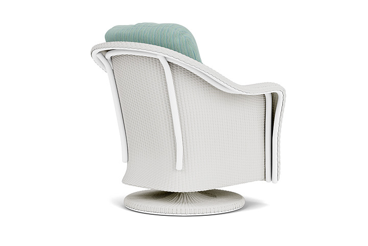 Lloyd Flanders™ Reflections Swivel Rocker Lounge Chair - Matte White