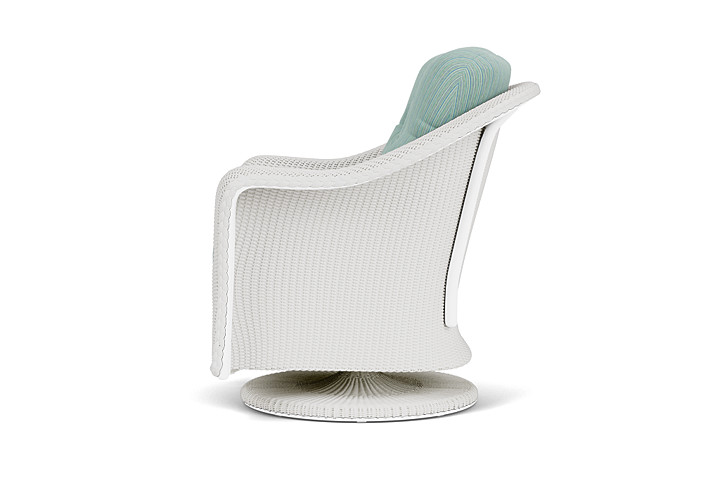 Lloyd Flanders™ Reflections Swivel Rocker Lounge Chair - Matte White