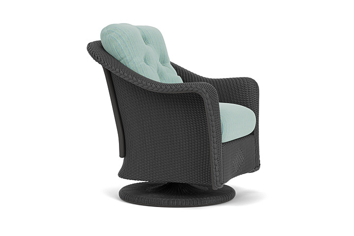 Lloyd Flanders™ Reflections Swivel Rocker Lounge Chair - Charcoal