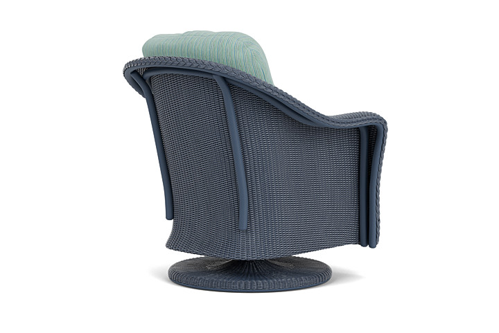 Lloyd Flanders™ Reflections Swivel Rocker Lounge Chair - Denim Blue