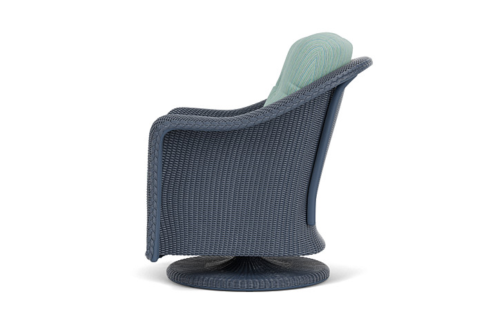 Lloyd Flanders™ Reflections Swivel Rocker Lounge Chair - Denim Blue