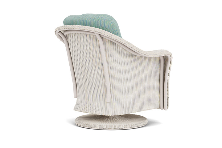 Lloyd Flanders™ Reflections Swivel Rocker Lounge Chair - Antique White