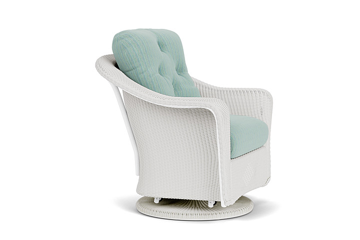 Lloyd Flanders™ Reflections Swivel Glider Lounge Chair - Matte White