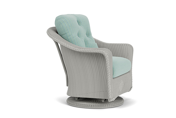 Lloyd Flanders™ Reflections Swivel Glider Lounge Chair - Platinum