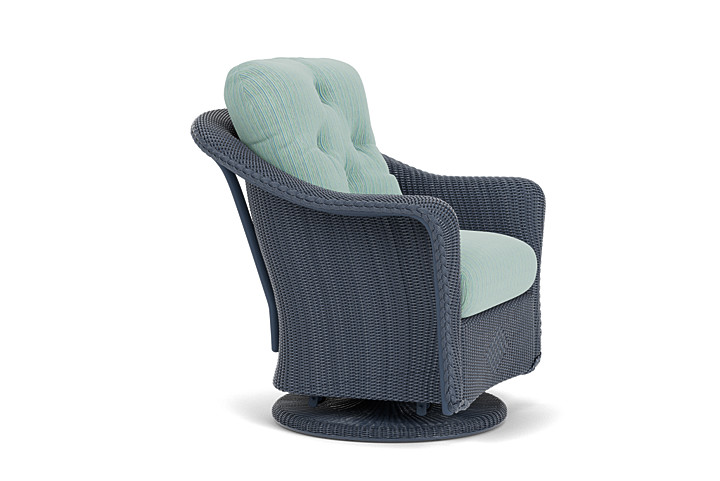 Lloyd Flanders™ Reflections Swivel Glider Lounge Chair - Denim Blue