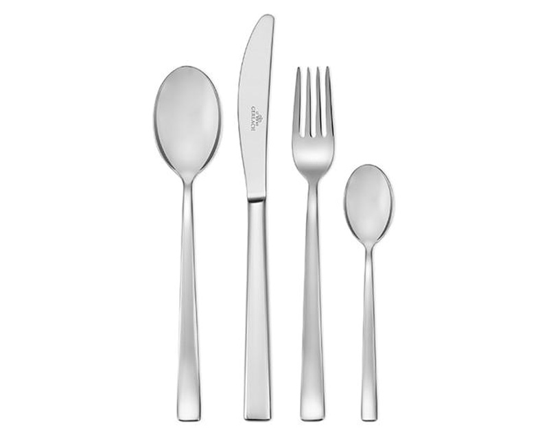 Maxima - Onda 24-Piece Flatware Set in Steel