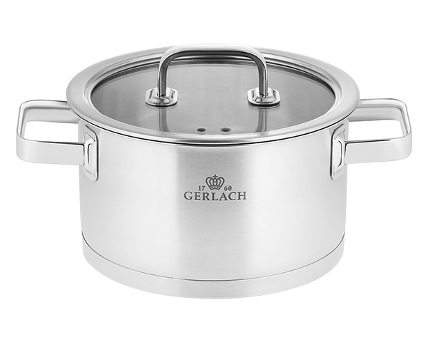 Maxima - Prestige Stainless Steel Pot Set with Lids 9 Pcs in Steel