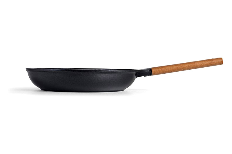 Maxima Natur Non-Stick Frying Pan with Lid 7.9" - Black