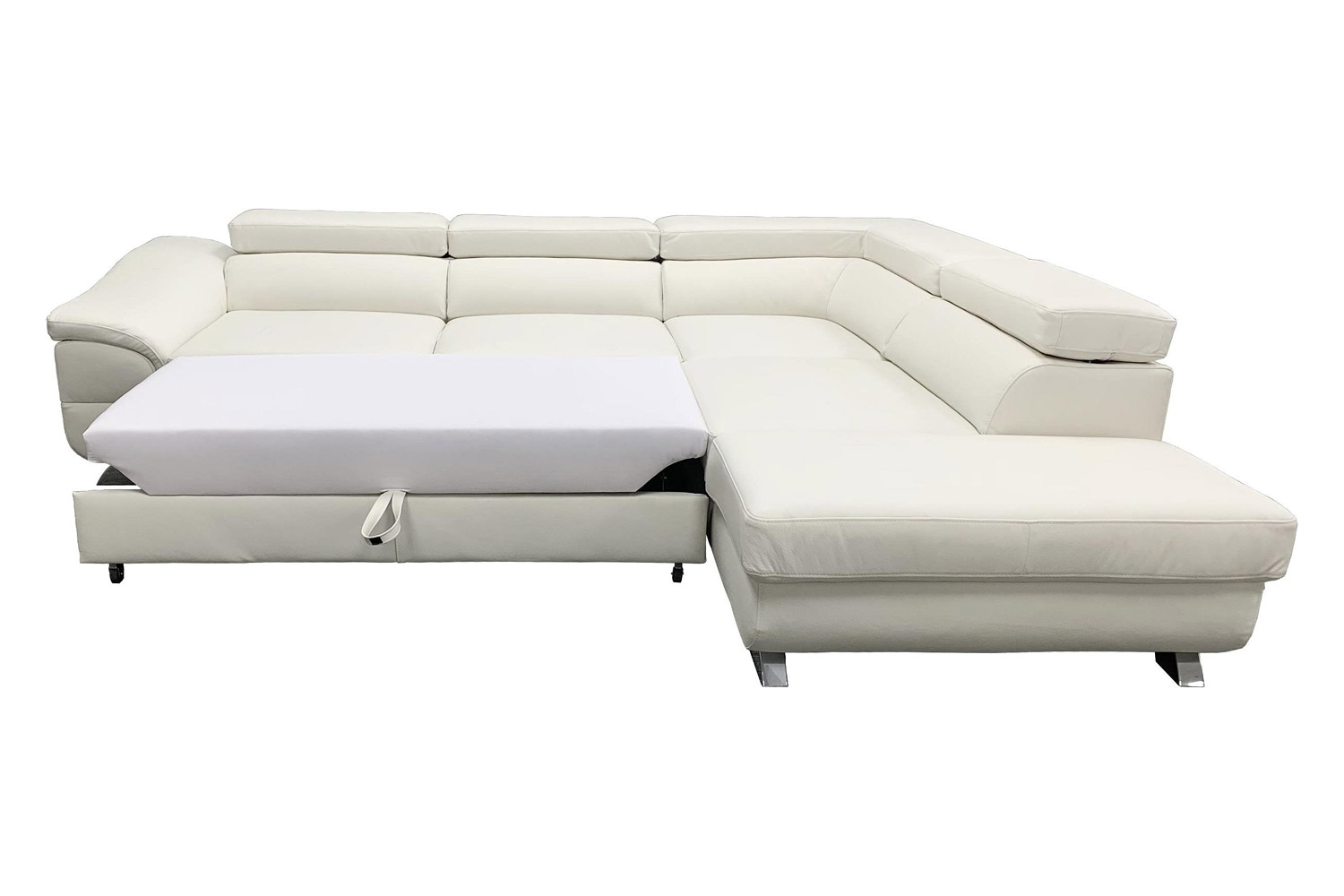 Maxima - Lagos Leather Sectional Sleeper Sofa