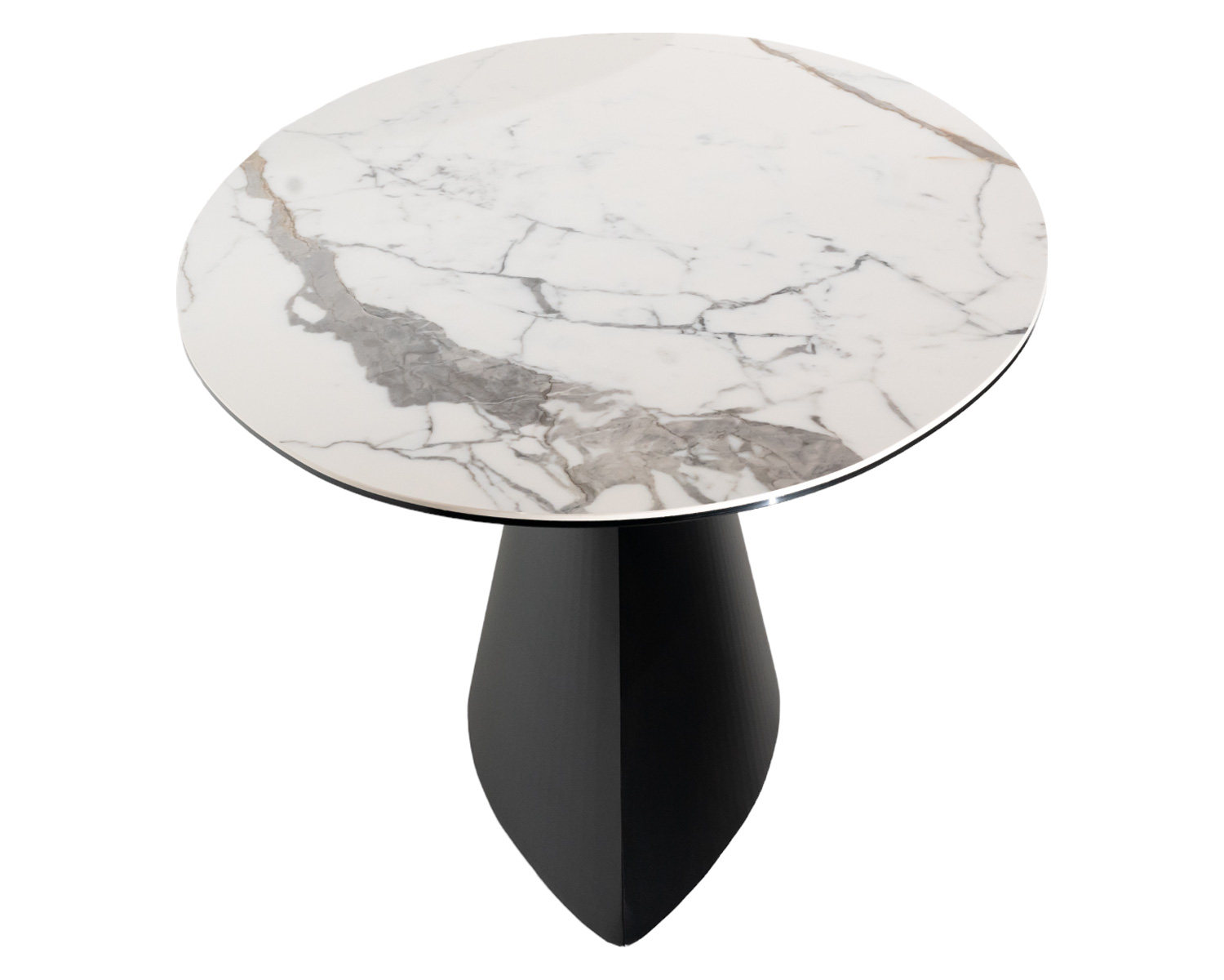 Maxima - Leonadro Dining Table with Ceramic Top and Steel Base