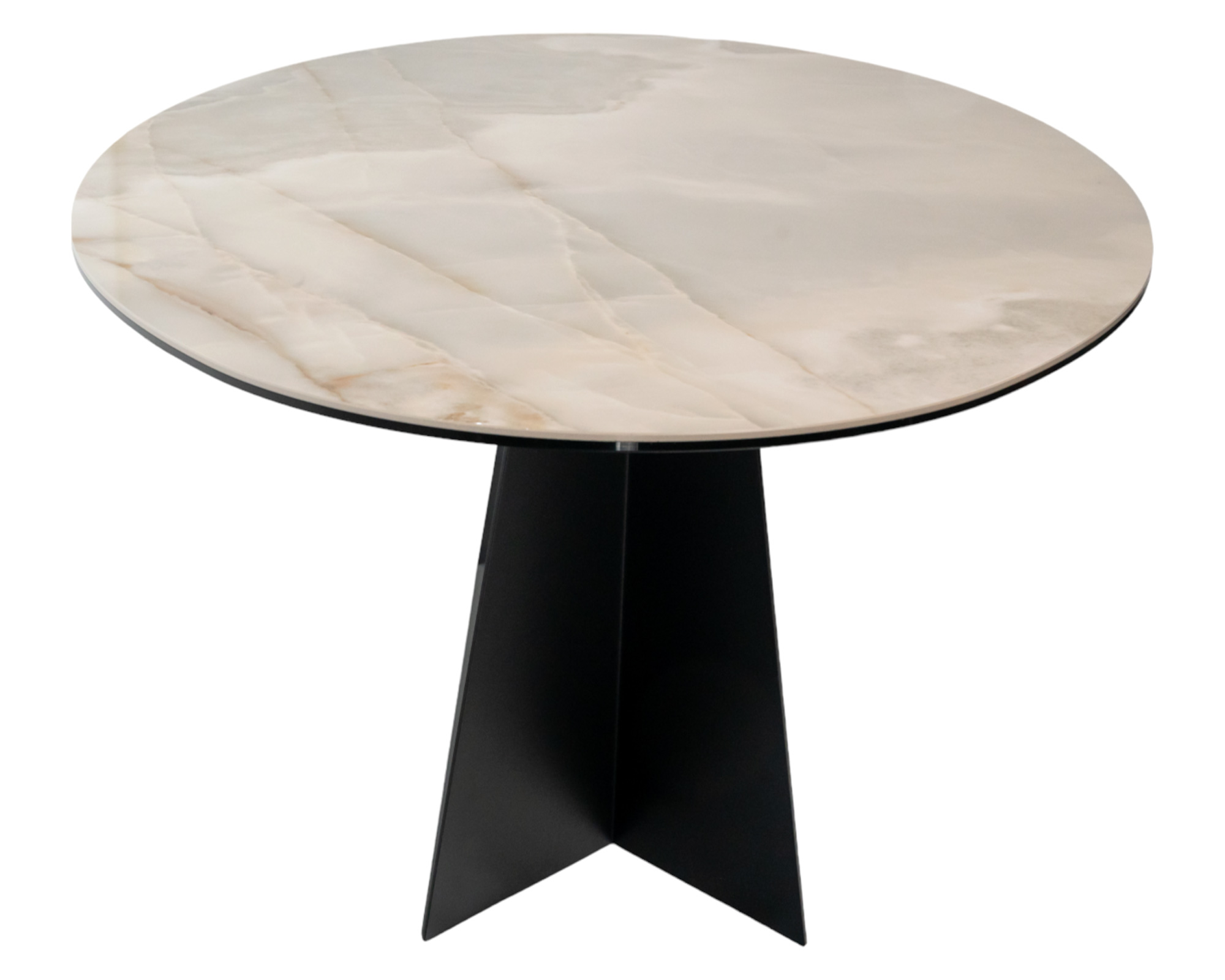 Maxima - Gabriele Dining Table with Ceramic Top and Metal Base