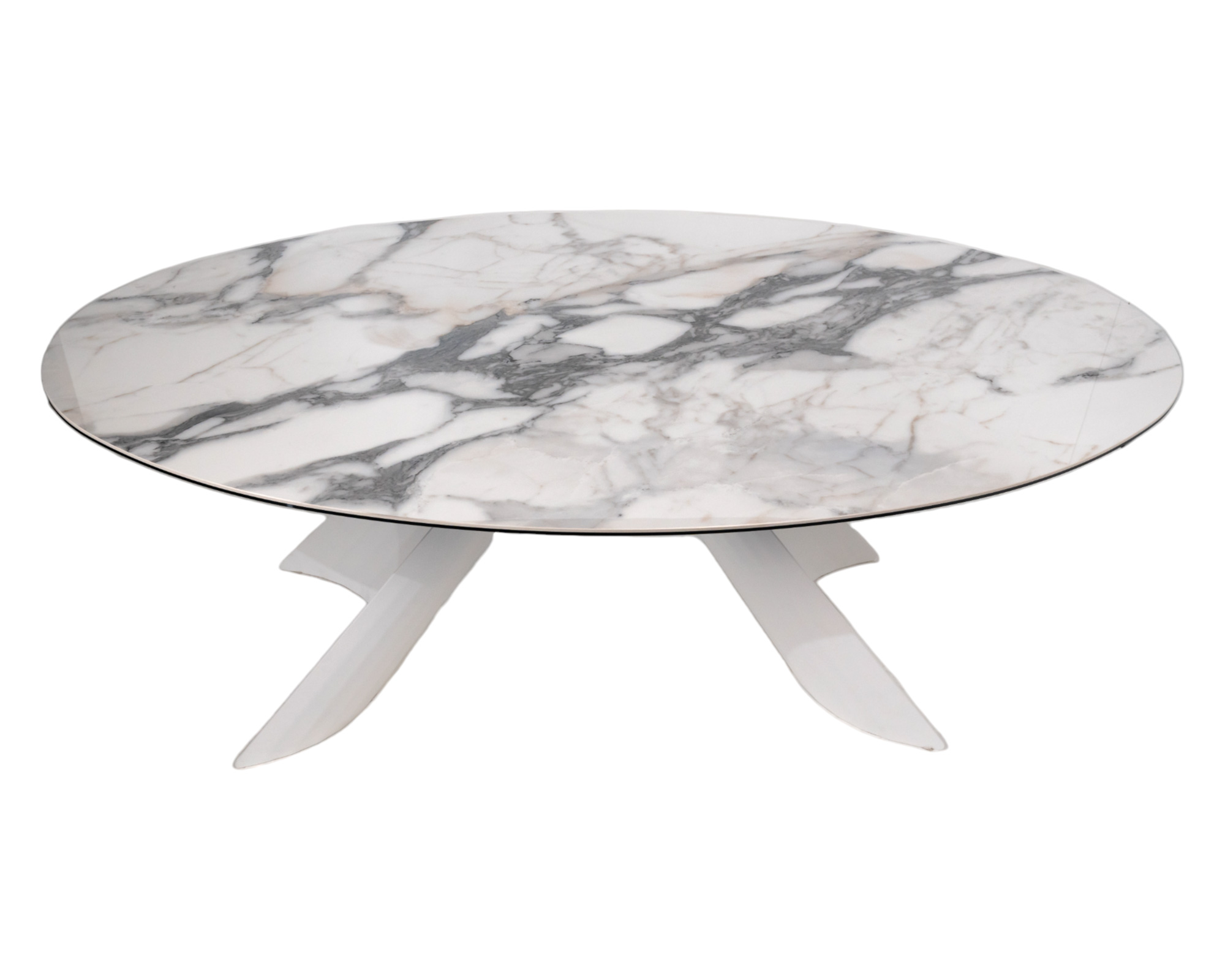 Maxima - Giorgia Dining Table with Ceramic Top and Metal Base