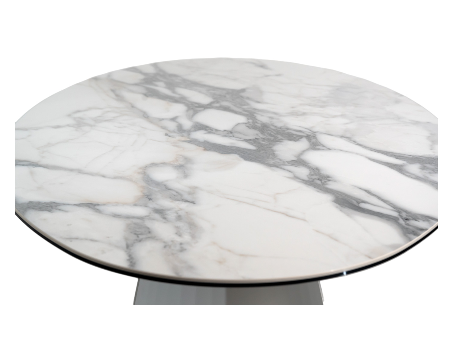 Maxima - Giorgia Dining Table with Ceramic Top and Metal Base