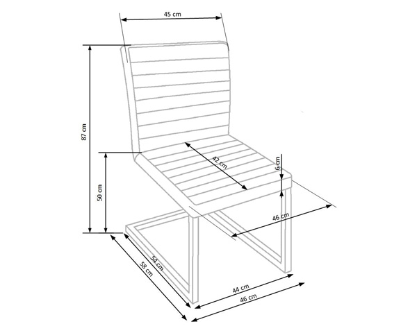 Maxima - Anie Dining Set with 2 Self-Storing Leaves Plus 6 Chairs